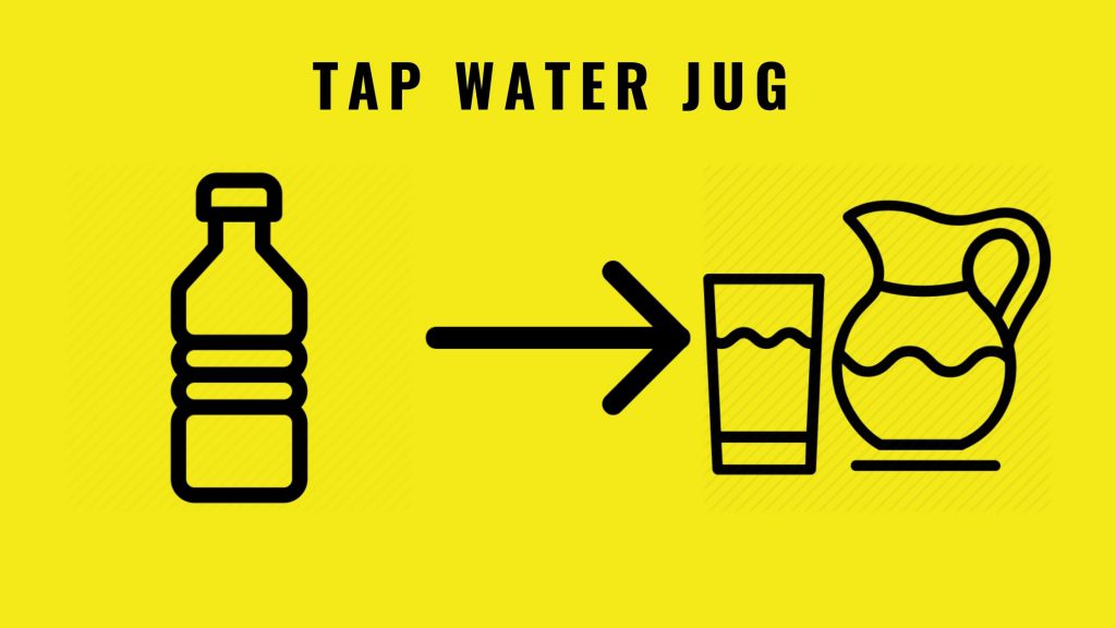 Eco-friendly swaps - Tap water jug