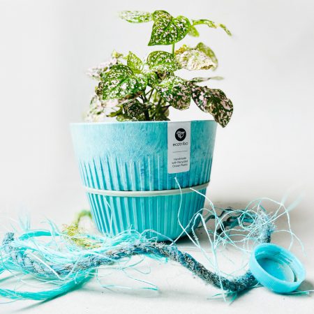 Pots from recycled materials